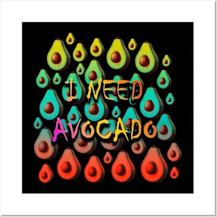 avocado popart Posters and Art